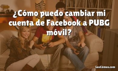 ¿Cómo puedo cambiar mi cuenta de Facebook a PUBG móvil?