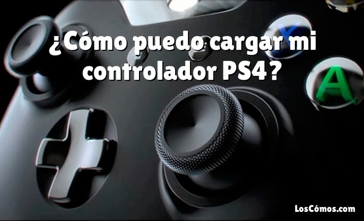 ¿Cómo puedo cargar mi controlador PS4?