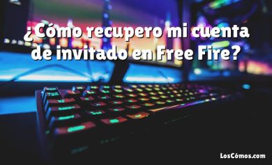 ¿Cómo recupero mi cuenta de invitado en Free Fire?