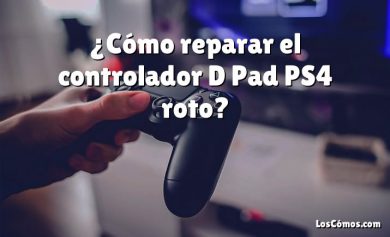¿Cómo reparar el controlador D Pad PS4 roto?