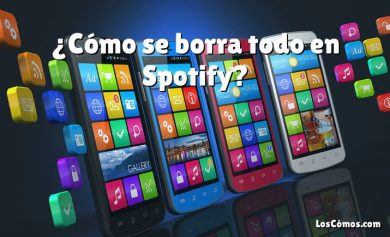 ¿Cómo se borra todo en Spotify?