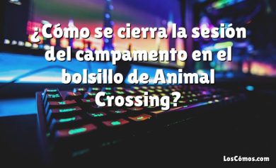 ¿Cómo se cierra la sesión del campamento en el bolsillo de Animal Crossing?