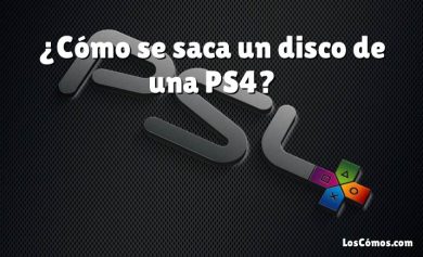 ¿Cómo se saca un disco de una PS4?