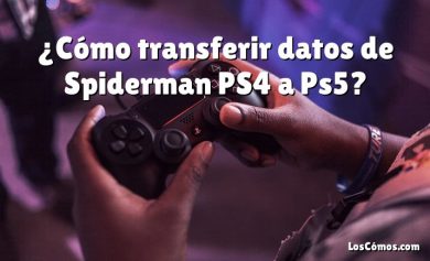 ¿Cómo transferir datos de Spiderman PS4 a Ps5?