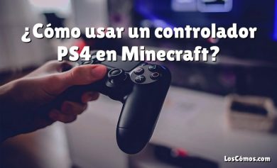 ¿Cómo usar un controlador PS4 en Minecraft?
