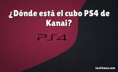 ¿Dónde está el cubo PS4 de Kanai?