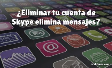 ¿Eliminar tu cuenta de Skype elimina mensajes?