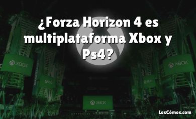 ¿Forza Horizon 4 es multiplataforma Xbox y Ps4?