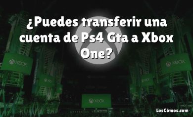¿Puedes transferir una cuenta de Ps4 Gta a Xbox One?