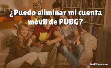 ¿Puedo eliminar mi cuenta móvil de PUBG?