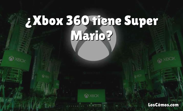 ¿Xbox 360 tiene Super Mario?