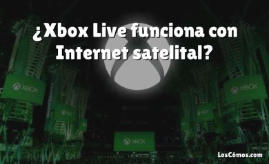 ¿Xbox Live funciona con Internet satelital?